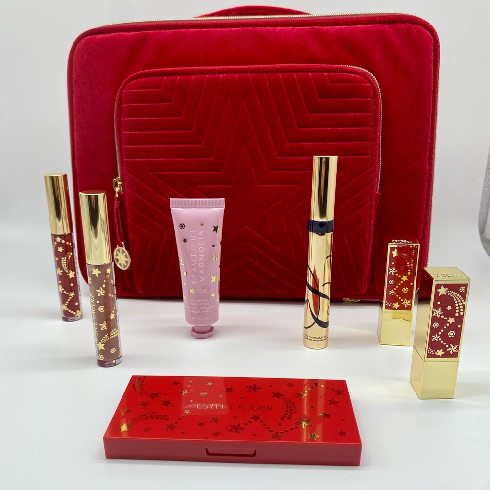 Estēe Lauder Limited Edition “Full Size Favorites”Holiday 2023 Edition Make up.